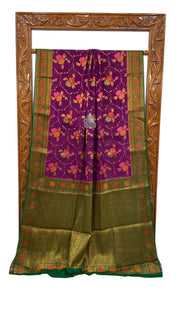 Pure Chiffon Khaddi Banarasi Saree - The Handlooms