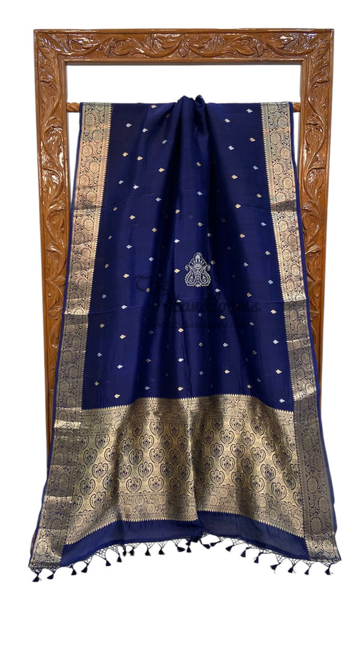 Pure Kora Handloom Banarasi Saree - The Handlooms