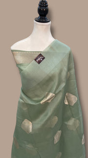 Pure Kora Handloom Banarasi Saree - The Handlooms