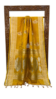 Pure Mushroo Silk Handloom Banarasi Saree - The Handlooms