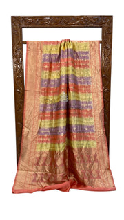Pure Dupion Silk Banarasi Handloom Saree - The Handlooms