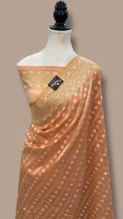 Pure Cotton Tissue Banarasi Handloom Saree - The Handlooms