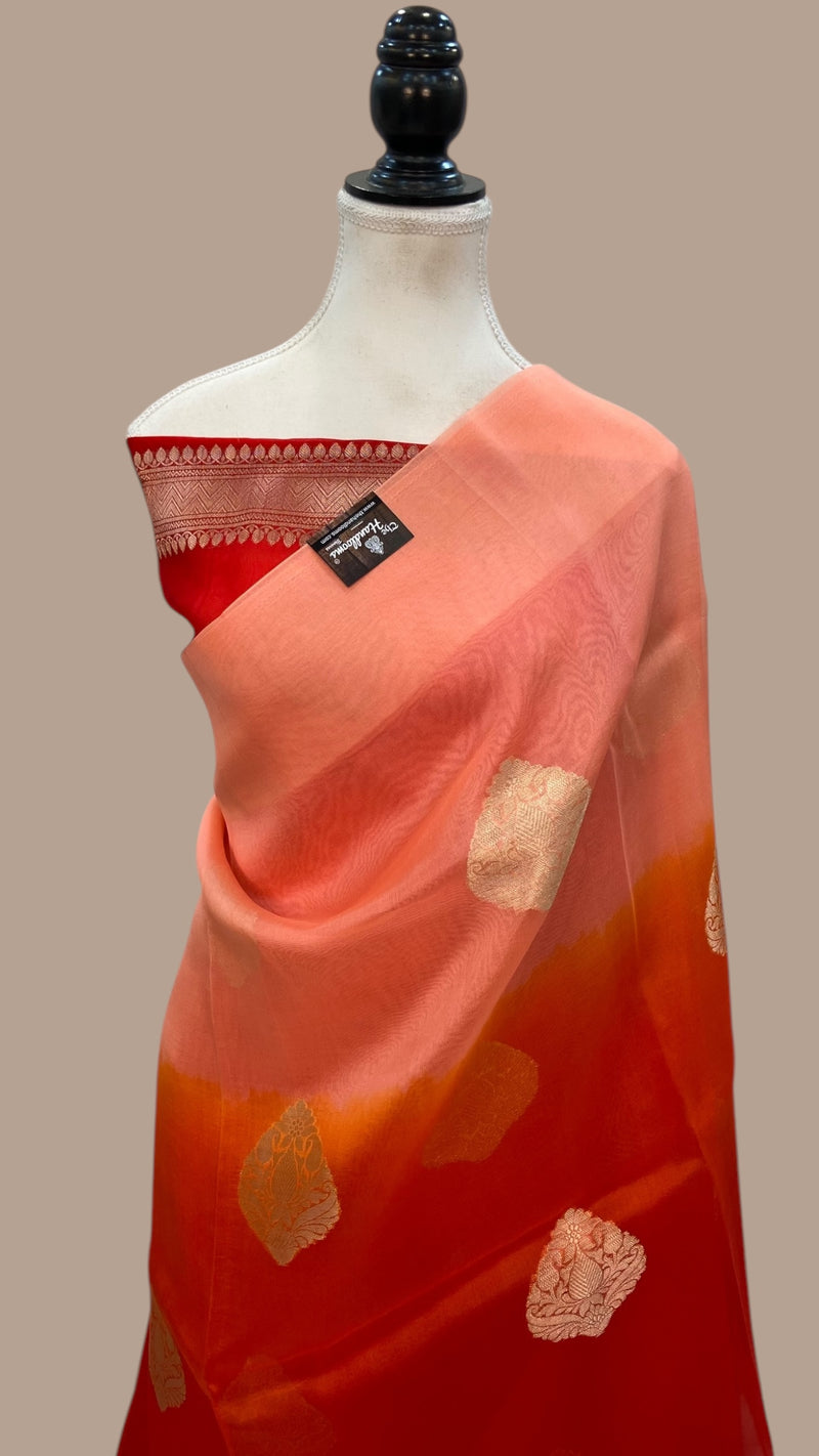 Pure Kora Handloom Banarasi Saree - The Handlooms