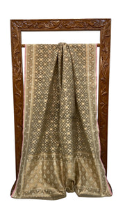 Pure Cotton Banarasi Handloom Saree - The Handlooms