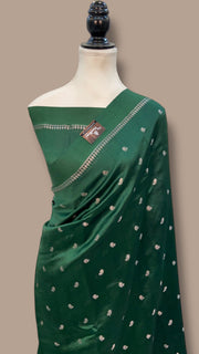 Pure Mango Silk Banarasi Handloom Saree - The Handlooms