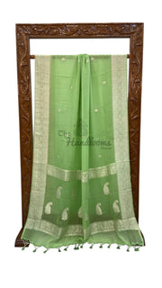Pure Georgette Banarasi Handloom Saree - The Handlooms