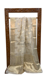 Pure Kora Handloom Banarasi Saree - The Handlooms