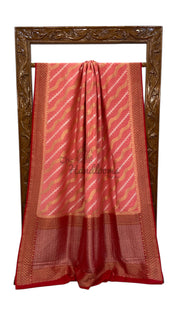 Moonga Georgette Handloom Banarasi Saree - The Handlooms