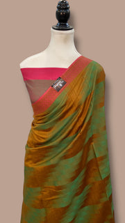 Pure Chiniya Silk Handloom Banarasi Saree - The Handlooms