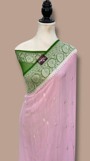 Pure Georgette Banarasi Saree - The Handlooms