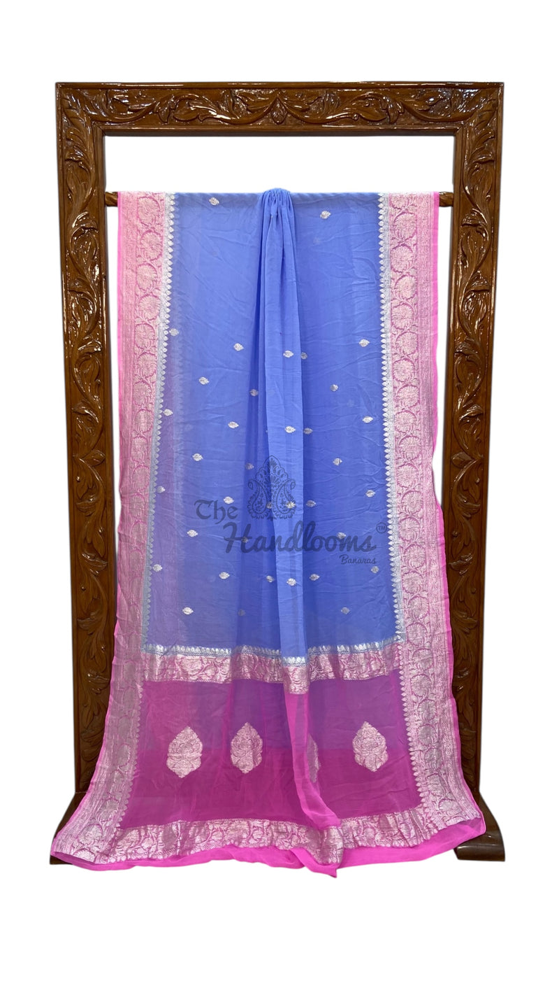 Pure Georgette Banarasi Saree - The Handlooms