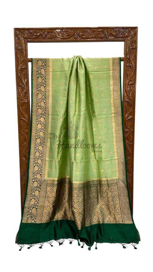 Pure Katan Silk Banarasi Handloom Saree - All over Kadua motifs - The Handlooms