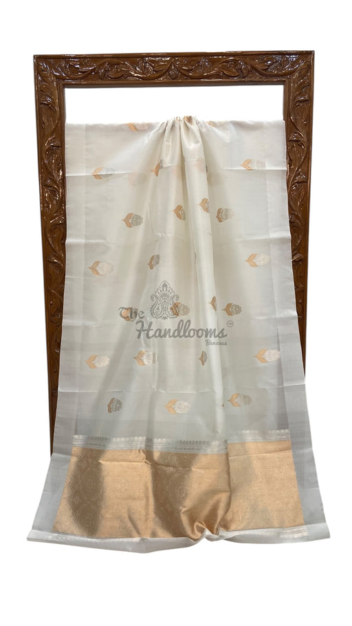 Pure Kora Handloom Banarasi Saree - The Handlooms