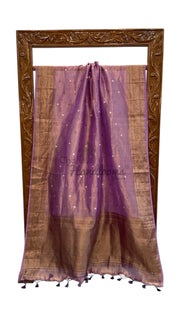 Pure Kora Tissue Handloom Banarasi Saree - The Handlooms