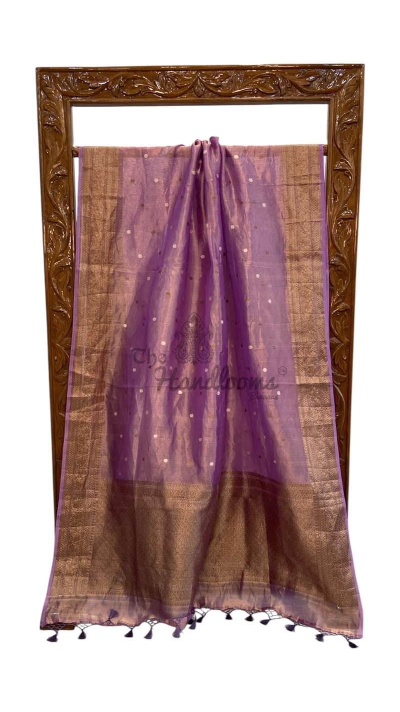 Pure Kora Tissue Handloom Banarasi Saree - The Handlooms