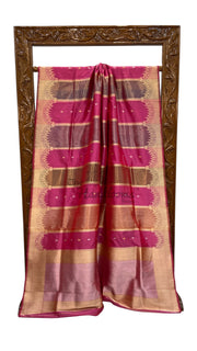 Pure Katan Silk Banarasi Handloom Saree - Rangkat - The Handlooms