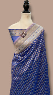 Pure Cotton Banarasi Handloom Saree - The Handlooms