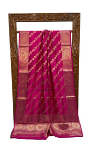 Pure Mango Silk Banarasi Handloom Saree - The Handlooms