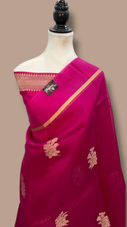 Pure Kora Handloom Banarasi Saree - The Handlooms