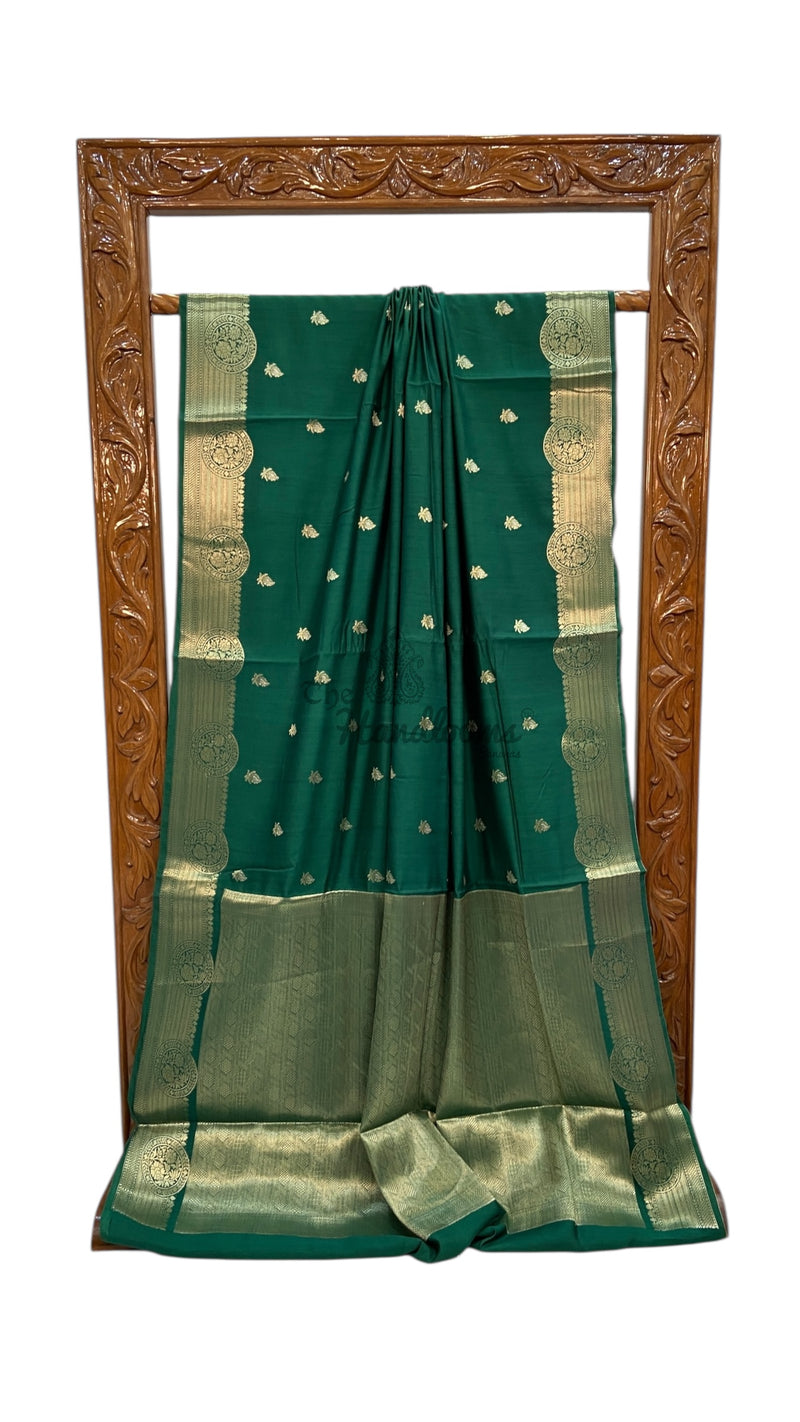 Pure Chiniya Silk Handloom Banarasi Saree - The Handlooms