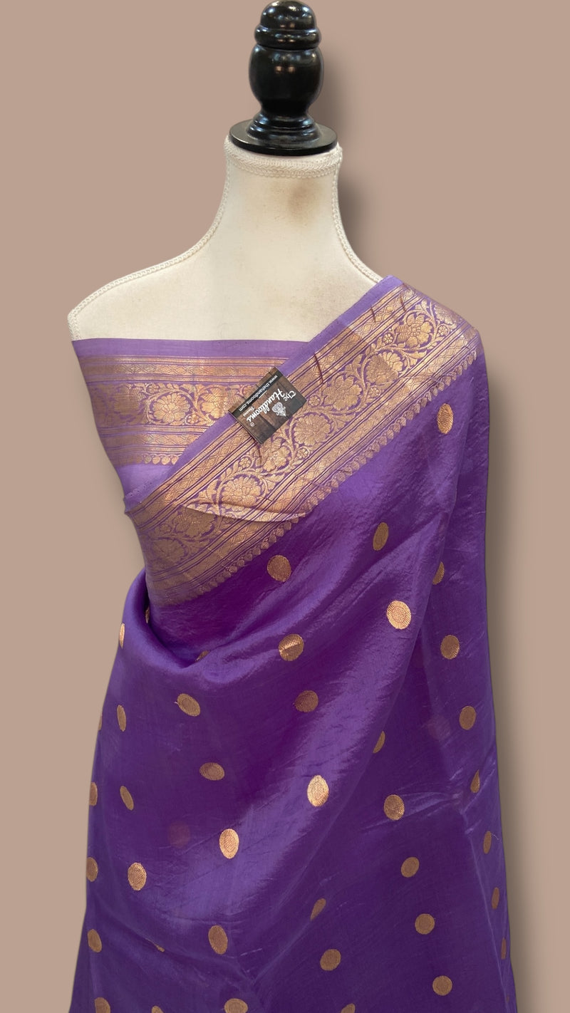 Pure Kora Handloom Banarasi Saree - The Handlooms
