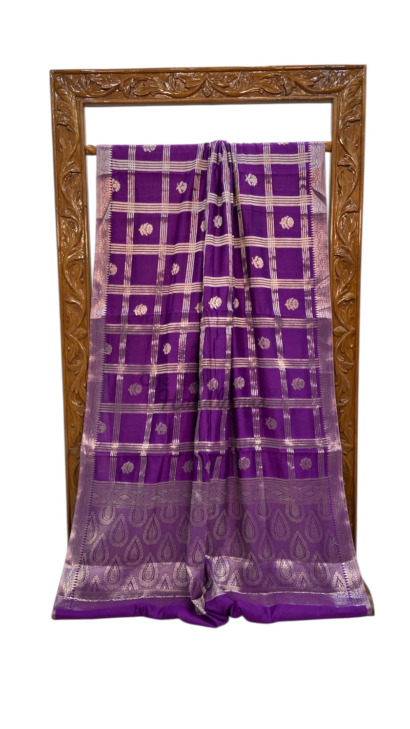 Pure Chiniya Silk Khaddi Handloom Banarasi Saree