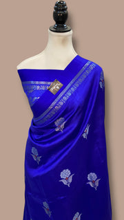 Pure Mango Silk Banarasi Handlokom Saree - The Handlooms