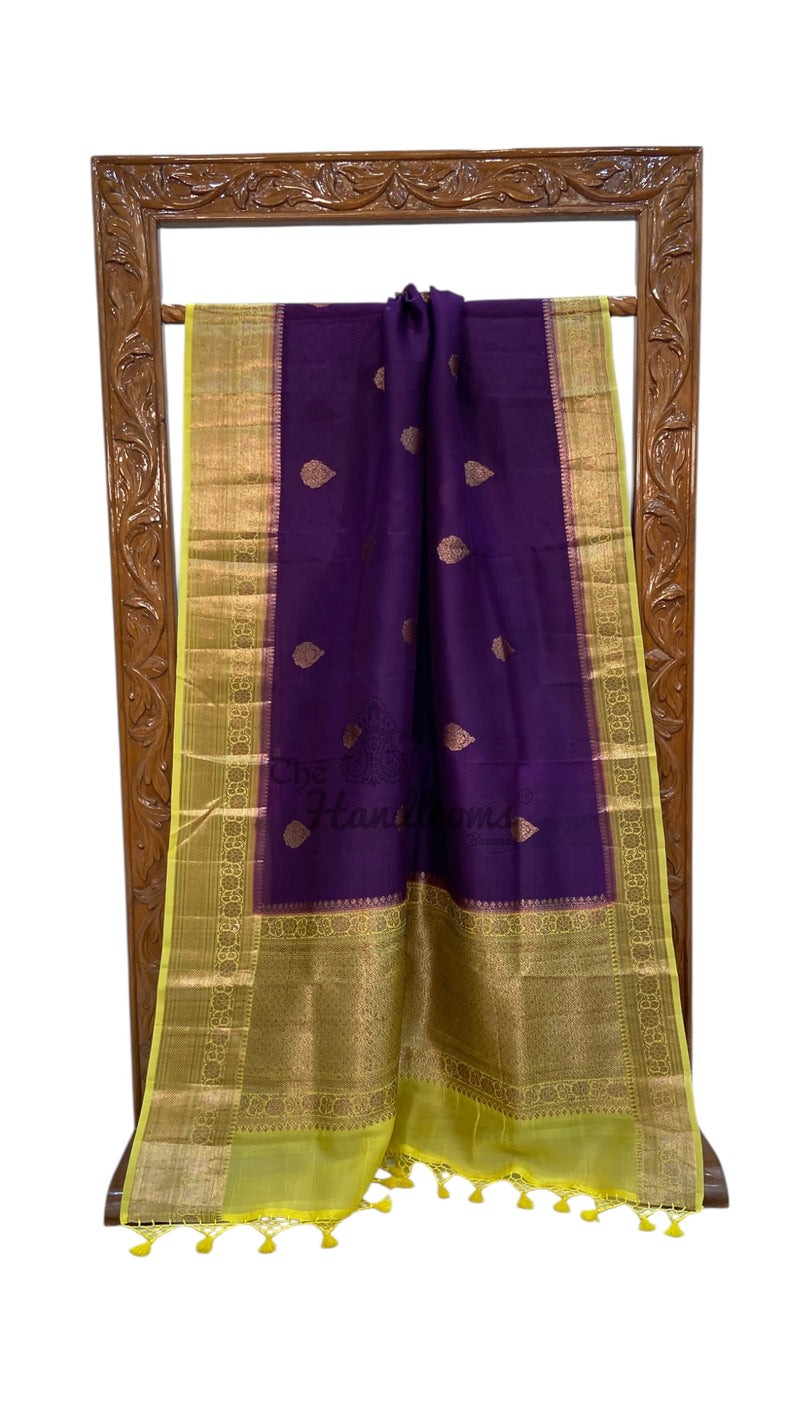 Pure Kora Handloom Banarasi Saree - The Handlooms