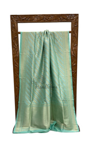 Pure Katan Silk Banarasi Handloom Saree - All Over Sona Roopa Jaal Work - The Handlooms