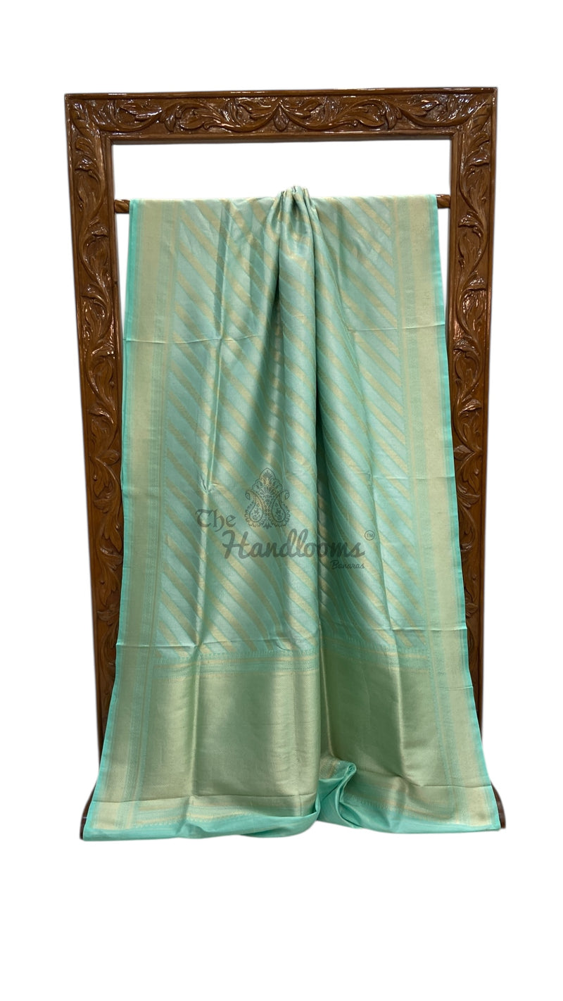 Pure Katan Silk Banarasi Handloom Saree - All Over Sona Roopa Jaal Work - The Handlooms