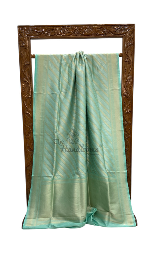 Pure Katan Silk Banarasi Handloom Saree - All Over Sona Roopa Jaal Work - The Handlooms