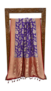 Khaddi Georgette Handloom Banarasi Saree - The Handlooms
