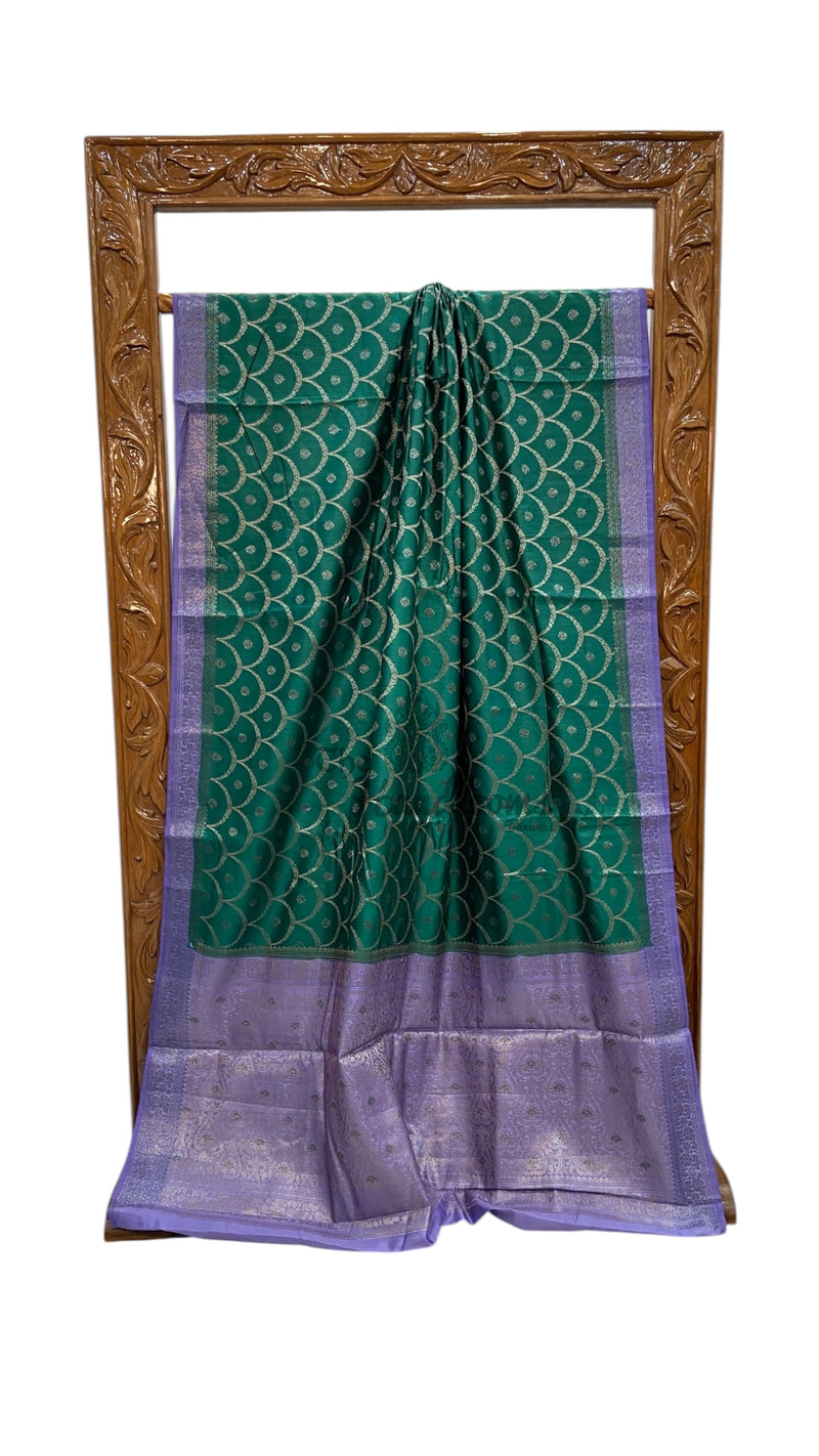 Pure Chiniya Silk Handloom Banarasi Saree - The Handlooms