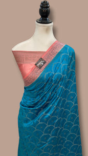 Pure Chiniya Silk Handloom Banarasi Saree - The Handlooms
