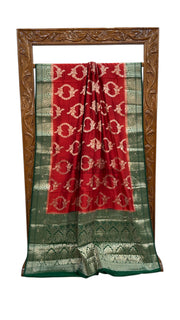 Pure Chiniya Silk Handloom Banarasi Saree - The Handlooms