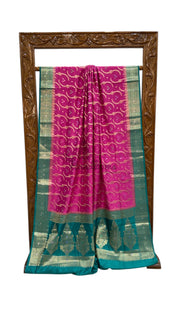 Pure Chiniya Silk Handloom Banarasi Saree - The Handlooms