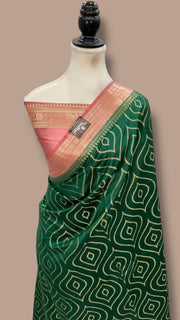 Pure Chiniya Silk Handloom Banarasi Saree - The Handlooms