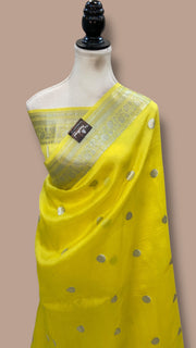 Pure Kora Handloom Banarasi Saree - The Handlooms