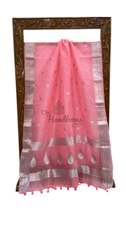 Pure Kora Handloom Banarasi Saree - The Handlooms