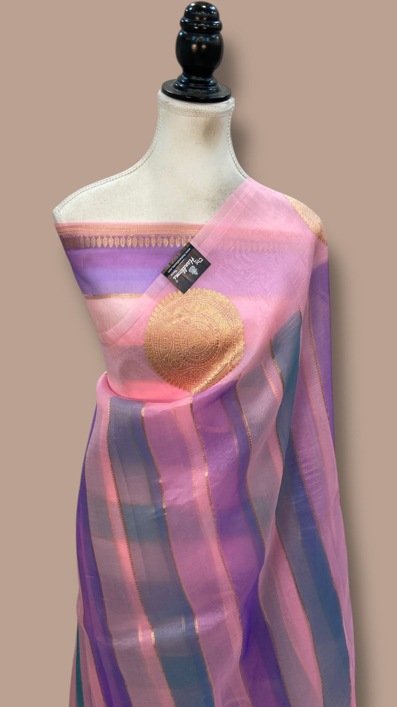 Pure Kora Handloom Banarasi Saree - The Handlooms