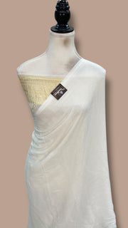 Khaddi Georgette Handloom Banarasi Saree - The Handlooms