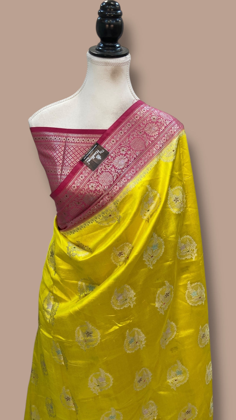 Pure Dupion Silk Banarasi Saree
