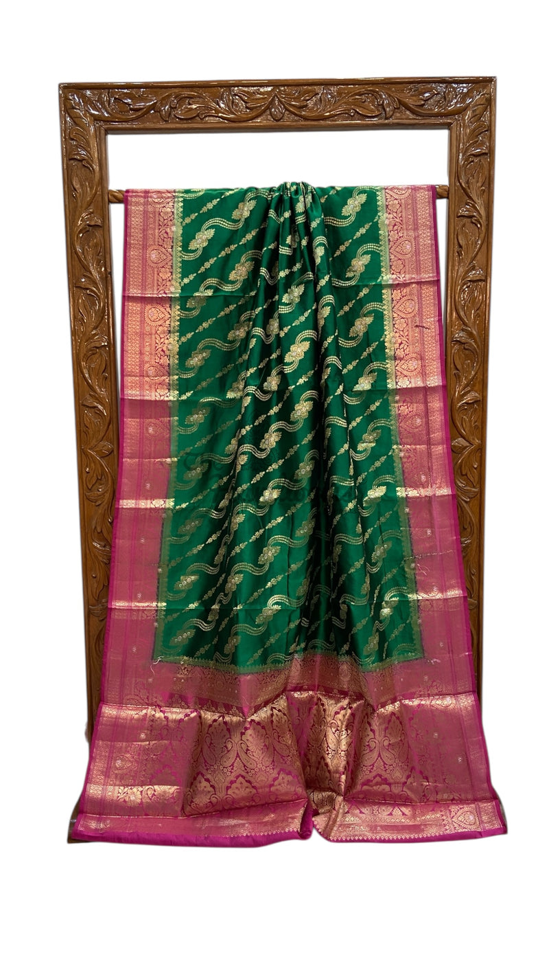 Pure Dupion Silk Banarasi Saree