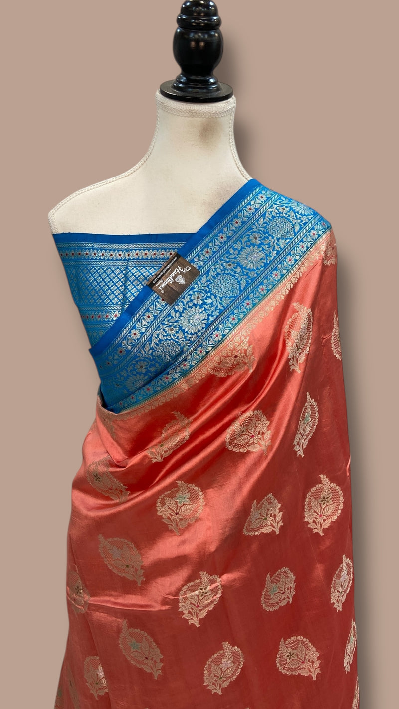 Pure Dupion Silk Banarasi Saree