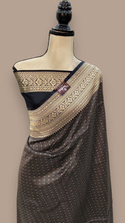 Pure Katan Silk Banarasi Handloom Saree - Tanchui Brocade - The Handlooms