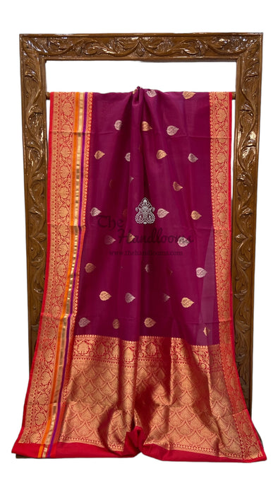 Pure Kora Handloom Banarasi Saree