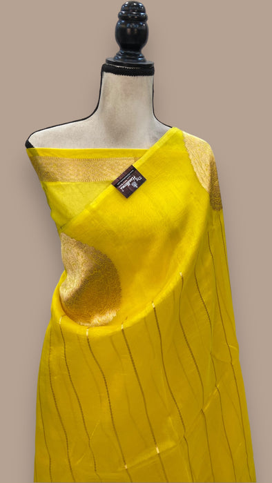 Pure Kora Handloom Banarasi Saree