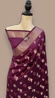 Pure Mango Silk Banarasi Handloom Saree - The Handlooms