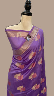 Pure Chanderi Handloom Banarasi Saree - The Handlooms