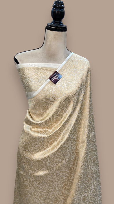 Pure Katan Silk Banarasi Handloom Saree - Tanchui Brocade